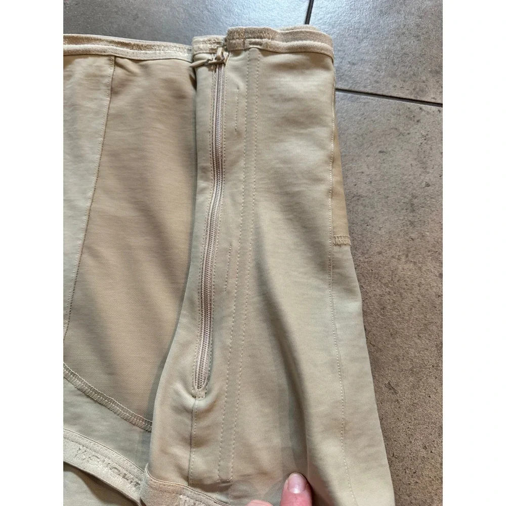 Bellefit Postpartum Girdle  Zipper Nude XL Medical Grade Compression C-Section